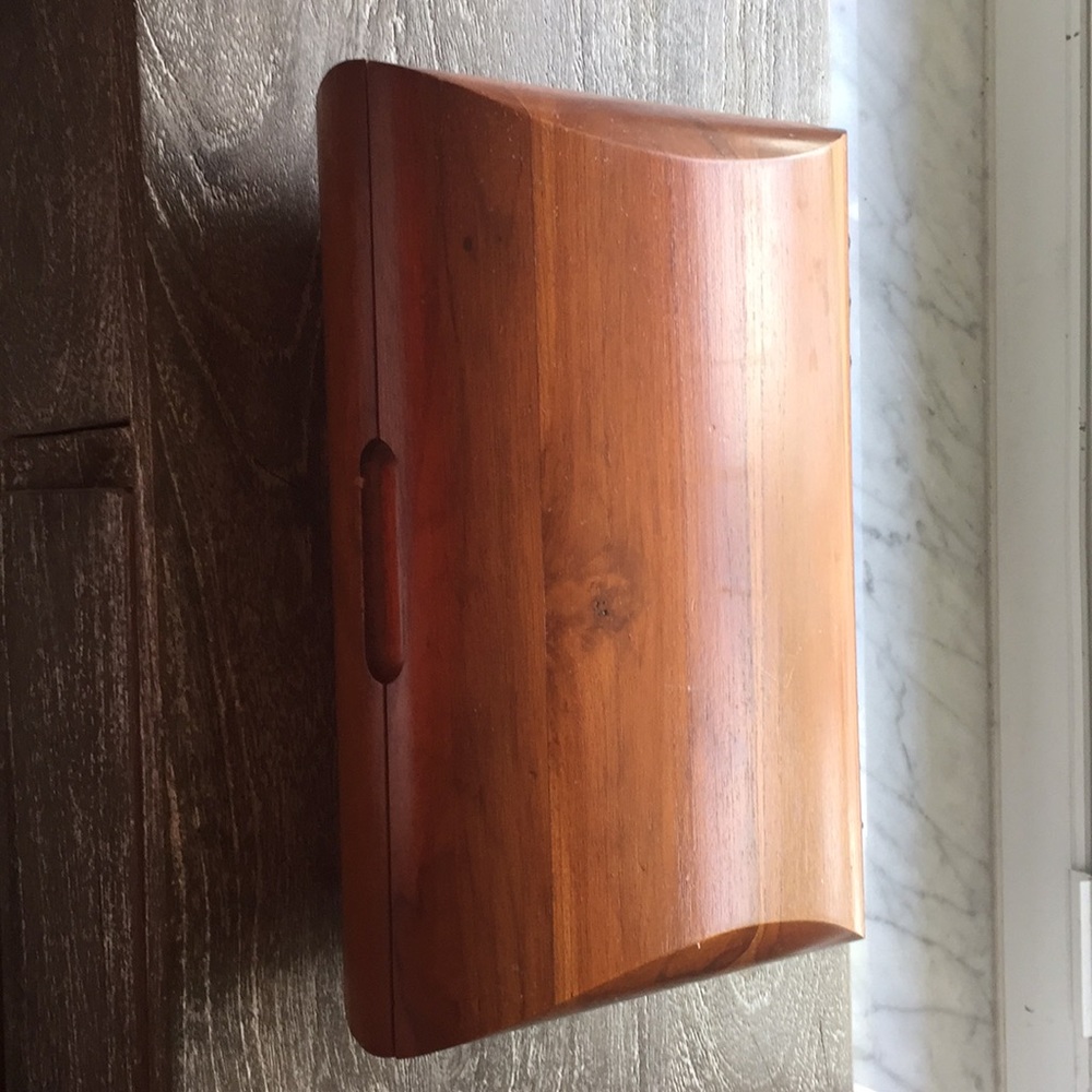 Genuine Solid teak jewelry box